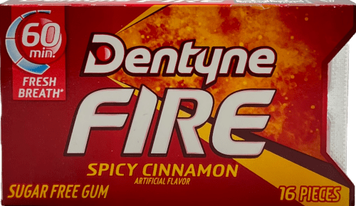 Dentyne Fire: 16-Piece Sugar-Free Spicy Cinnamon Gum