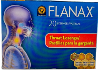 Flanax: 20 Natural Throat Lozenges for Soothing Relief